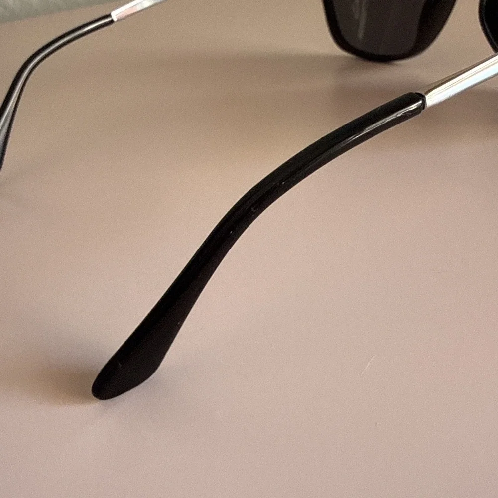 Cole Haan CH9001 Women's Polarized Square Sunglasses Black One Size